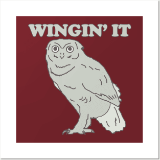 Owl - Winging It Posters and Art